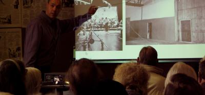 Photo of a lecture at Bruce Castle Museum
