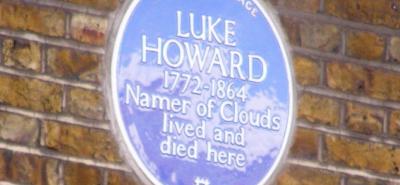 Photograph of the Luke Howard blue plaque