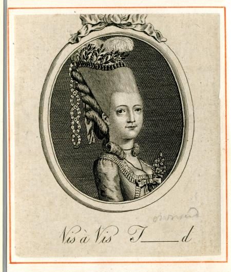 Black and white portrait of Henrietta Townsend