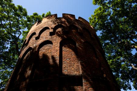 The Tudor Tower viewed from the ground