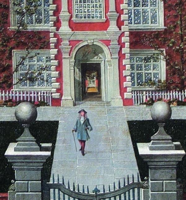The front of Bruce Castle from the 1686 painting