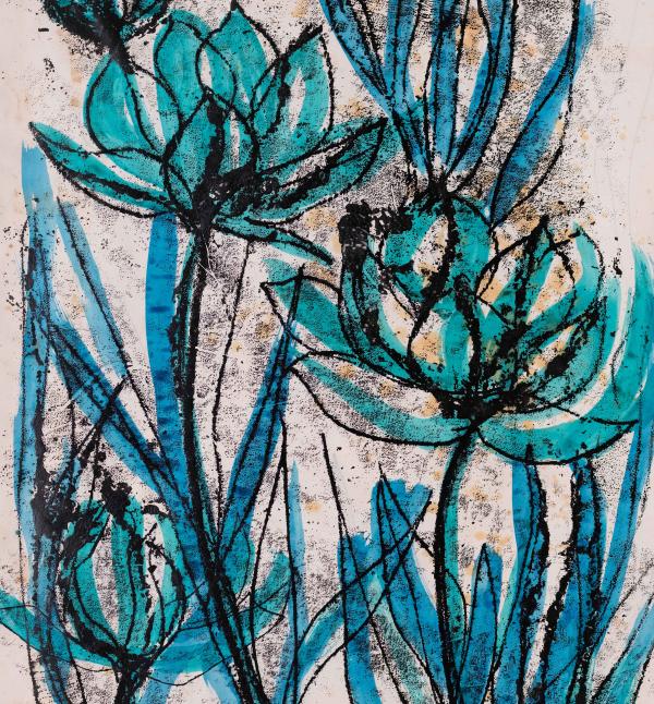 A floral design by Althea McNish