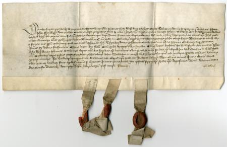Full sized manorial document for Bruce Castle.