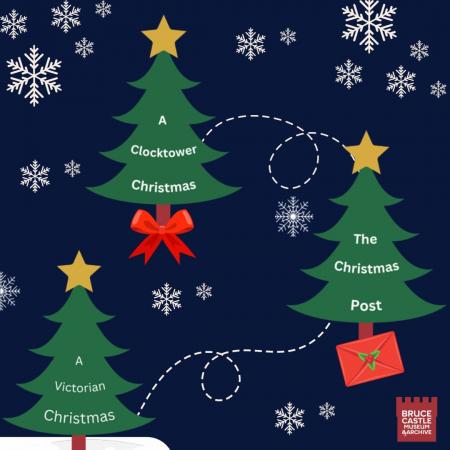 cartoon christmas trees