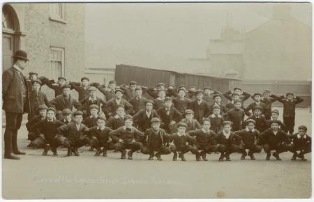 students in playground 