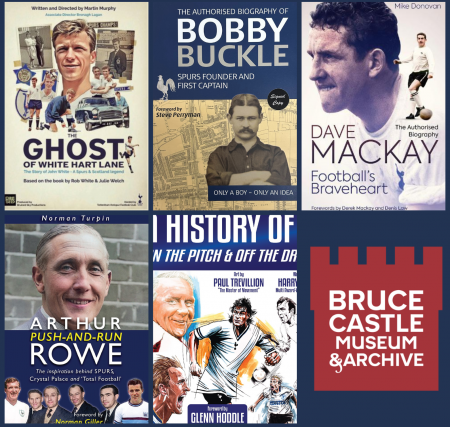 collage of book covers about tottenham hotspur