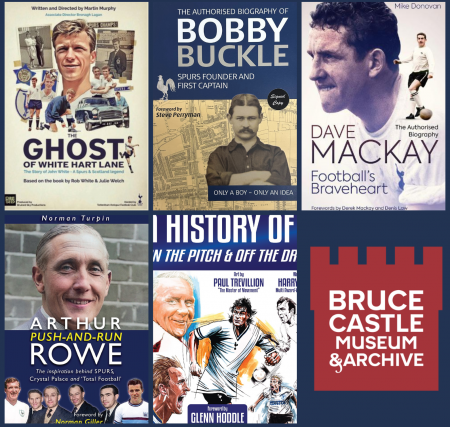 collage of book covers about tottenham hotspur 