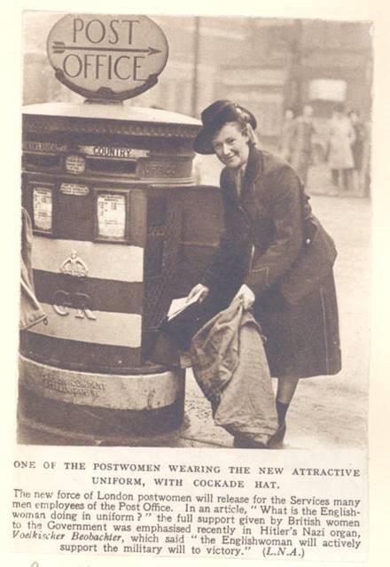 article about a postwoman's new uniform