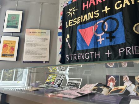 Photo of LGBTQIA+ museum exhibition