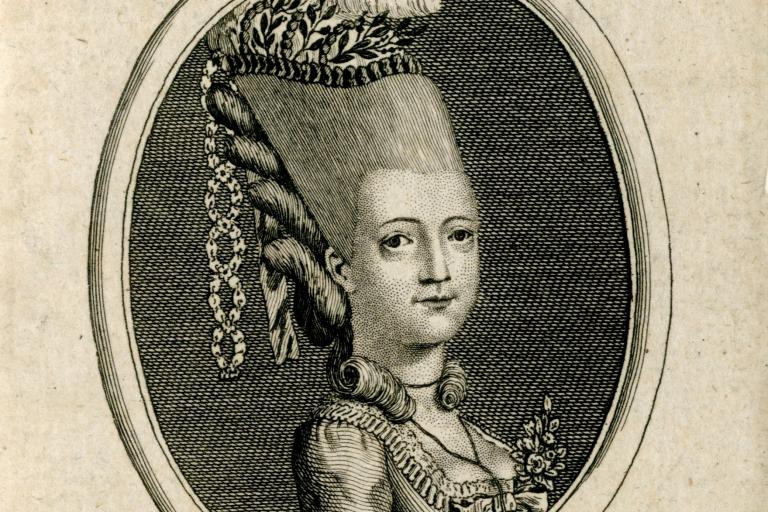Drawing of Lady Henrietta Townsend
