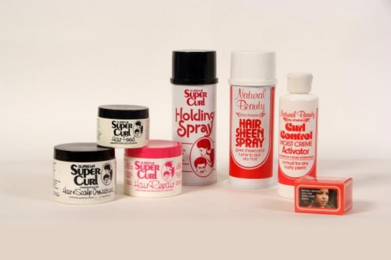 Collection of Dyke&Dryden hair styling products