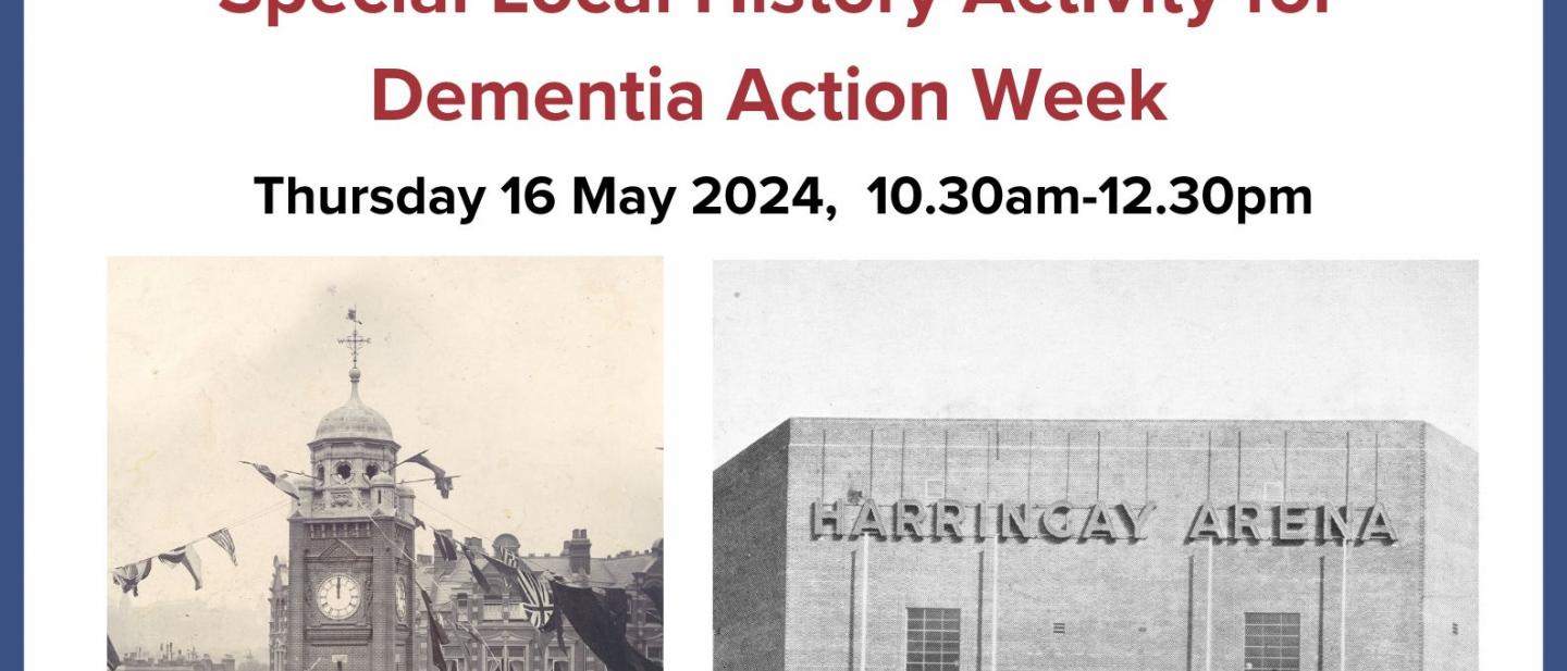 poster for dementia friendly heritage workshop