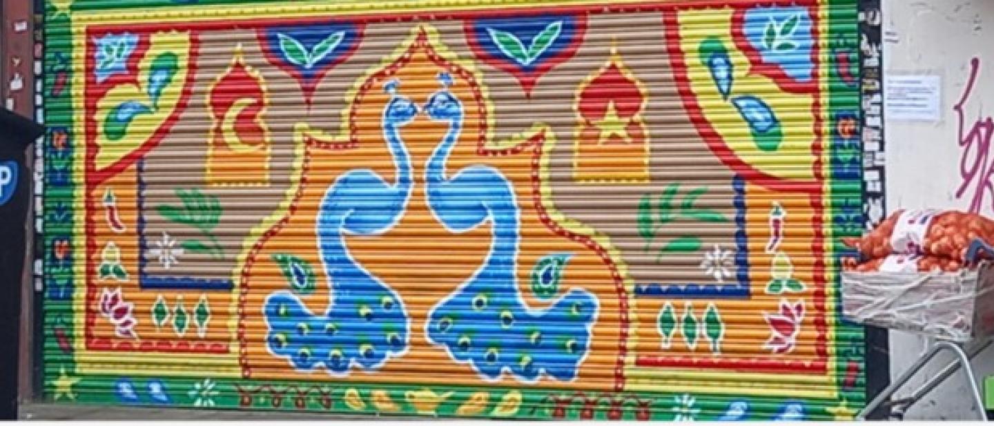 mural on shop front