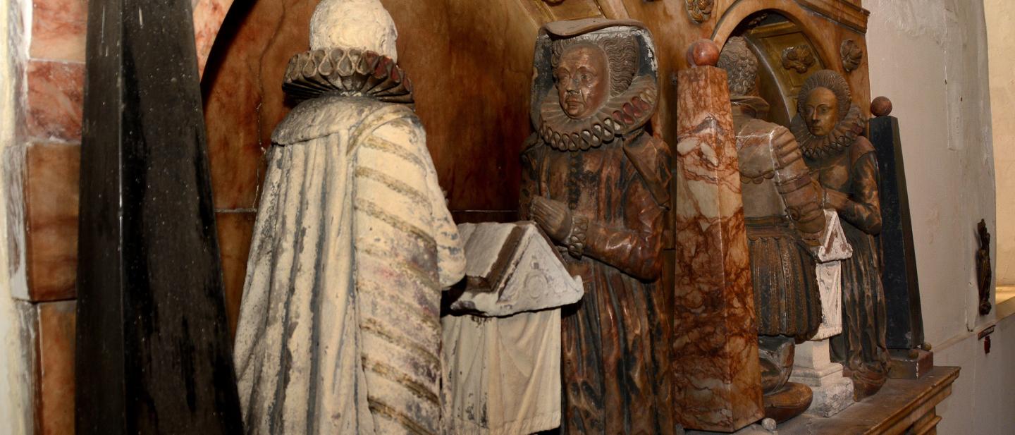 interior of medieval church