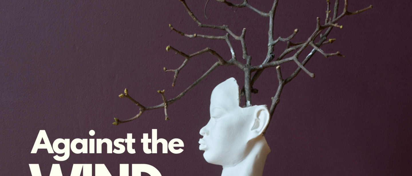poster advertising against the wind exhibition