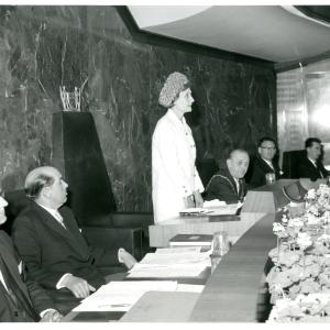 joyce butler at the inaugural meeting of Haringey Council