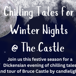 poster advertising candlelit tours of bruce castle